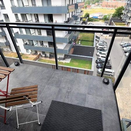 Apartament Blue Bastion Walowa 23C Z Klimatyzacja I Miejscem Parkingowym W Podziemnym Parkingu Danzica Esterno foto