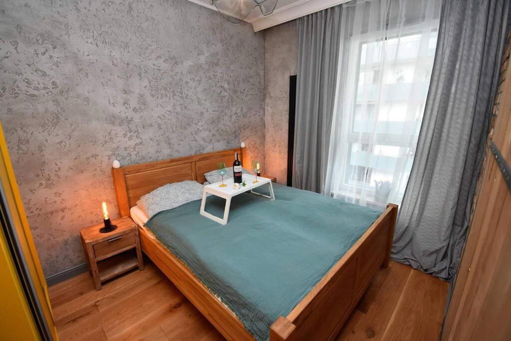 Apartament Blue Bastion Walowa 23C Z Klimatyzacja I Miejscem Parkingowym W Podziemnym Parkingu Danzica Esterno foto