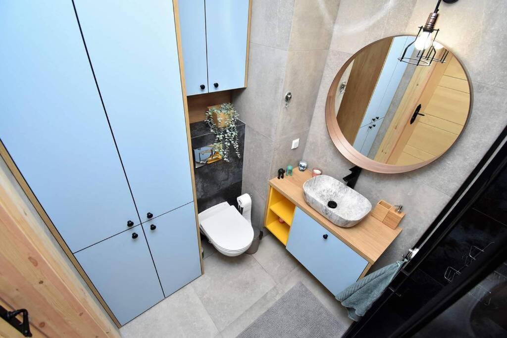 Apartament Blue Bastion Walowa 23C Z Klimatyzacja I Miejscem Parkingowym W Podziemnym Parkingu Danzica Esterno foto
